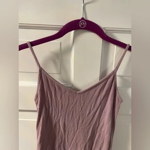Forever 21 Mauve Ribbed Bodysuit - Picture 3 of 5